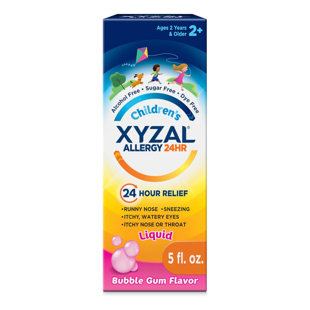 XYZAL Allergy 24HR Syrup Regular/Grape (5 oz)