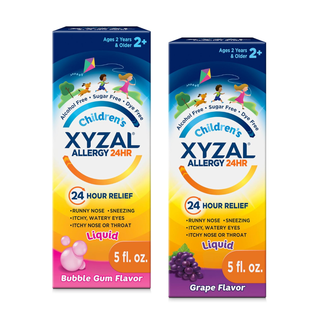 XYZAL Allergy 24HR Syrup Regular/Grape (5 oz)