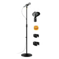 5 Core Mic Stand Round Base  Height Adjustable Universal Microphone Mount Stands