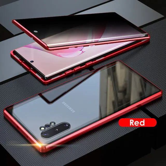 Privacy Screen Protector Case for Samsung Galaxy - Anti-Spy Magnetic Phone Case