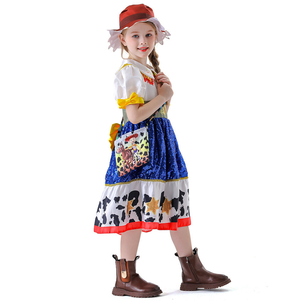 European And American Cosplay Cuisi Children Shirt Suit