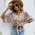 New Product Printed Loose Style Ethnic Style Short-sleeved Casual T-shirt