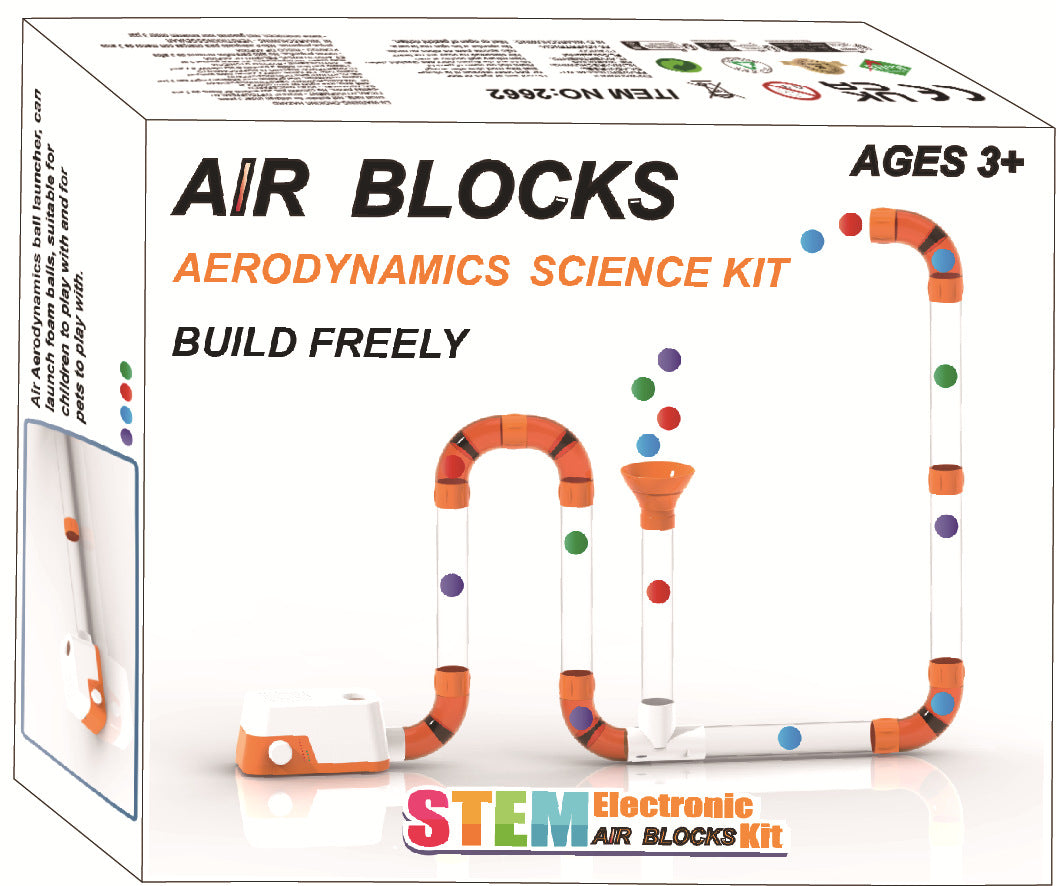 Aerodynamic Building-block Ball Assembly Toy For Children Offering Multiple Play Scenarios
