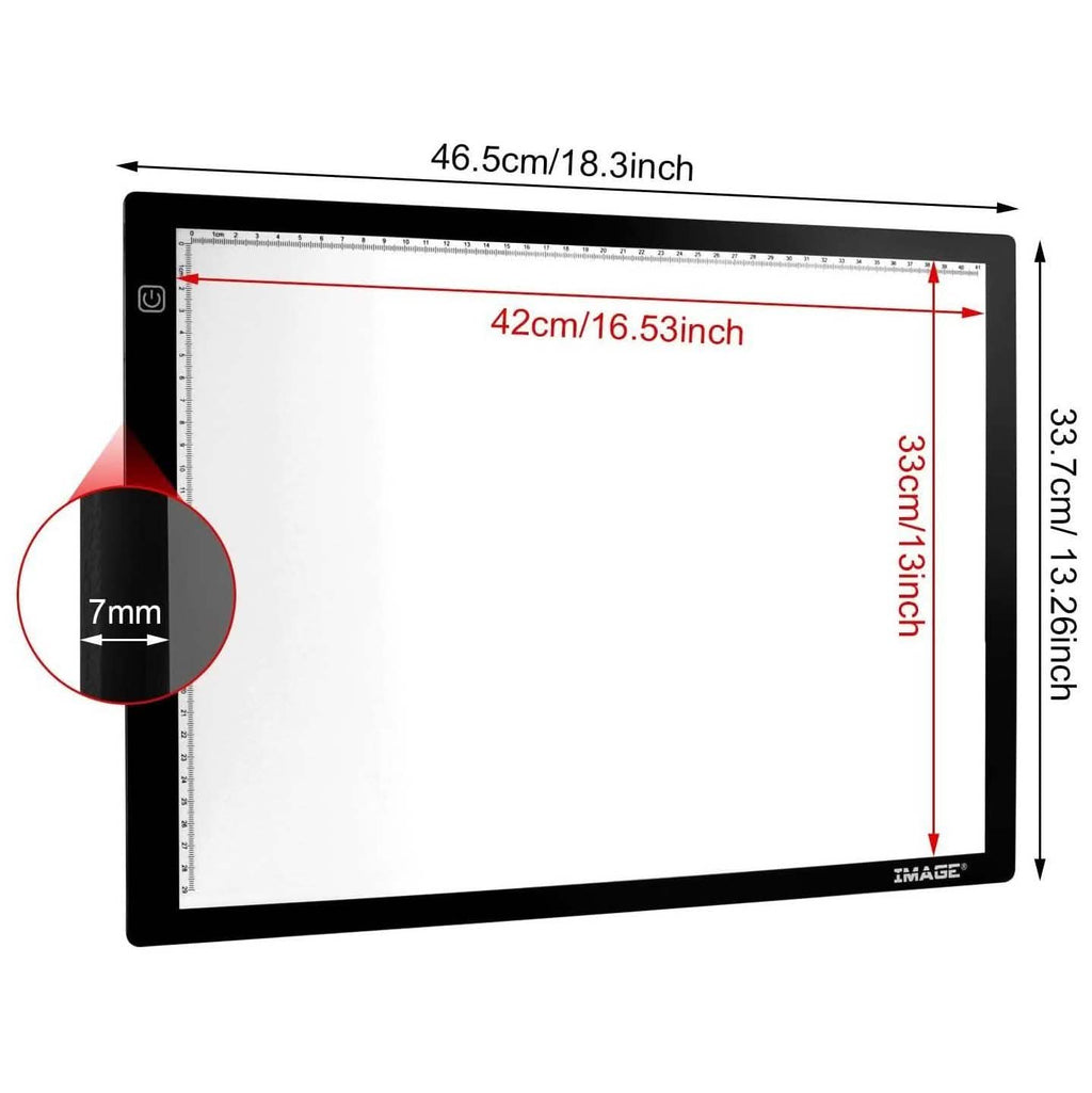 A3 Light Box Magnetic Artcraft Tracing Adjustable LED Light PadBoard Drawing