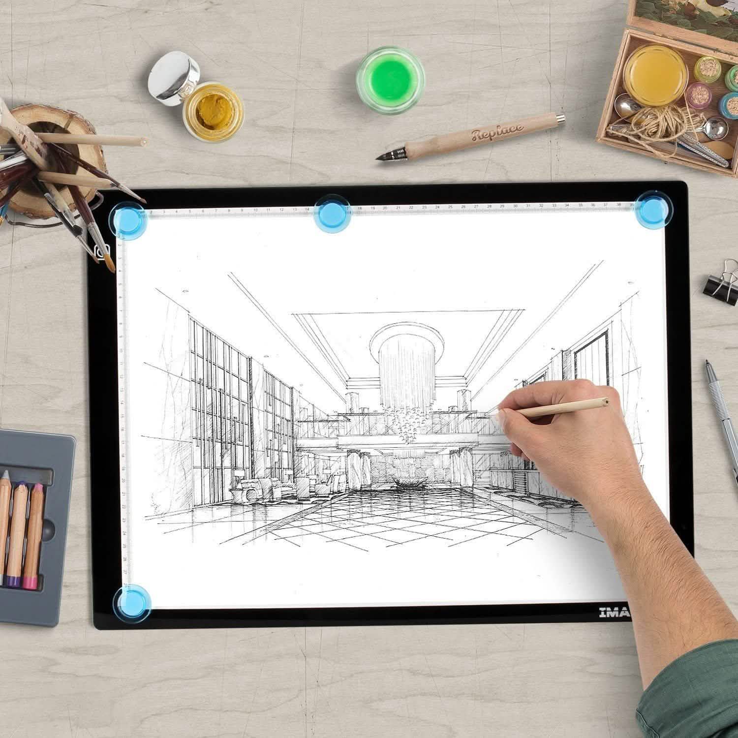 A3 Light Box Magnetic Artcraft Tracing Adjustable LED Light PadBoard Drawing