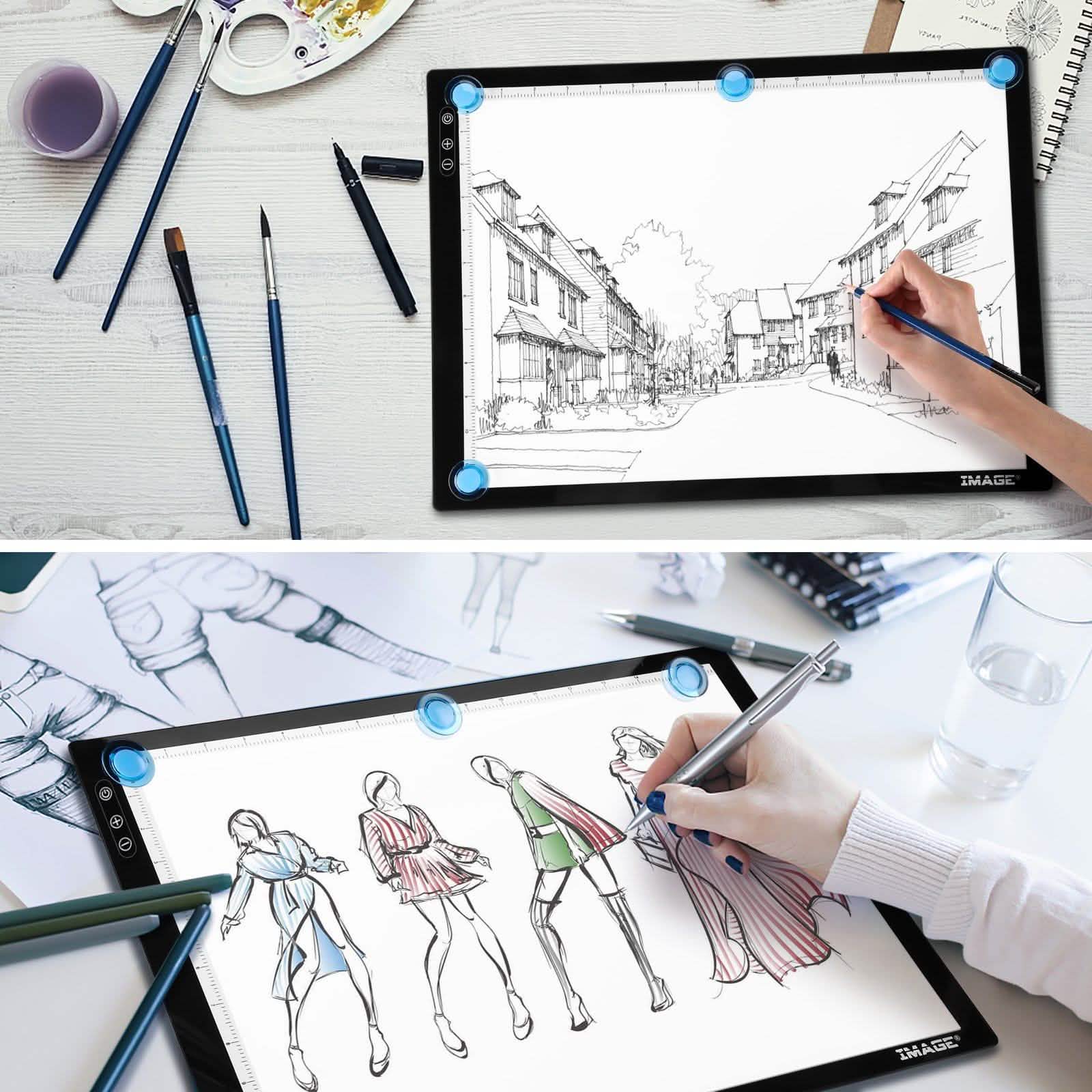A3 Light Pad A3 LED Tracing Pad Ultra-Thin Drawing Pad Adjustable Brightness