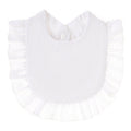 Ruffled Cotton Gauze Lace Bib Saliva Pocket