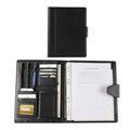 A4 Conference Folder Soft Leather Portfolio Organiser with Calculator