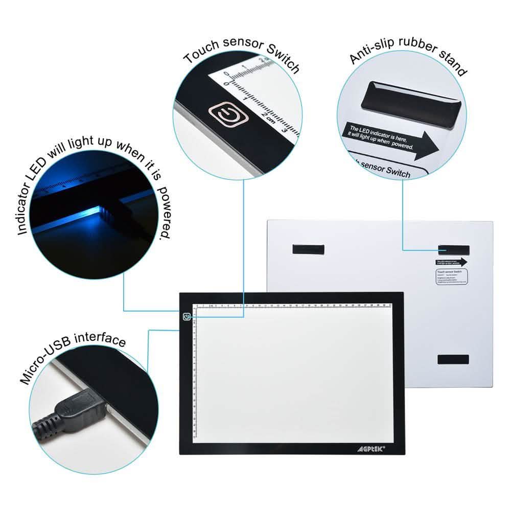 A4 LED Artcraft Tracing Light Pad