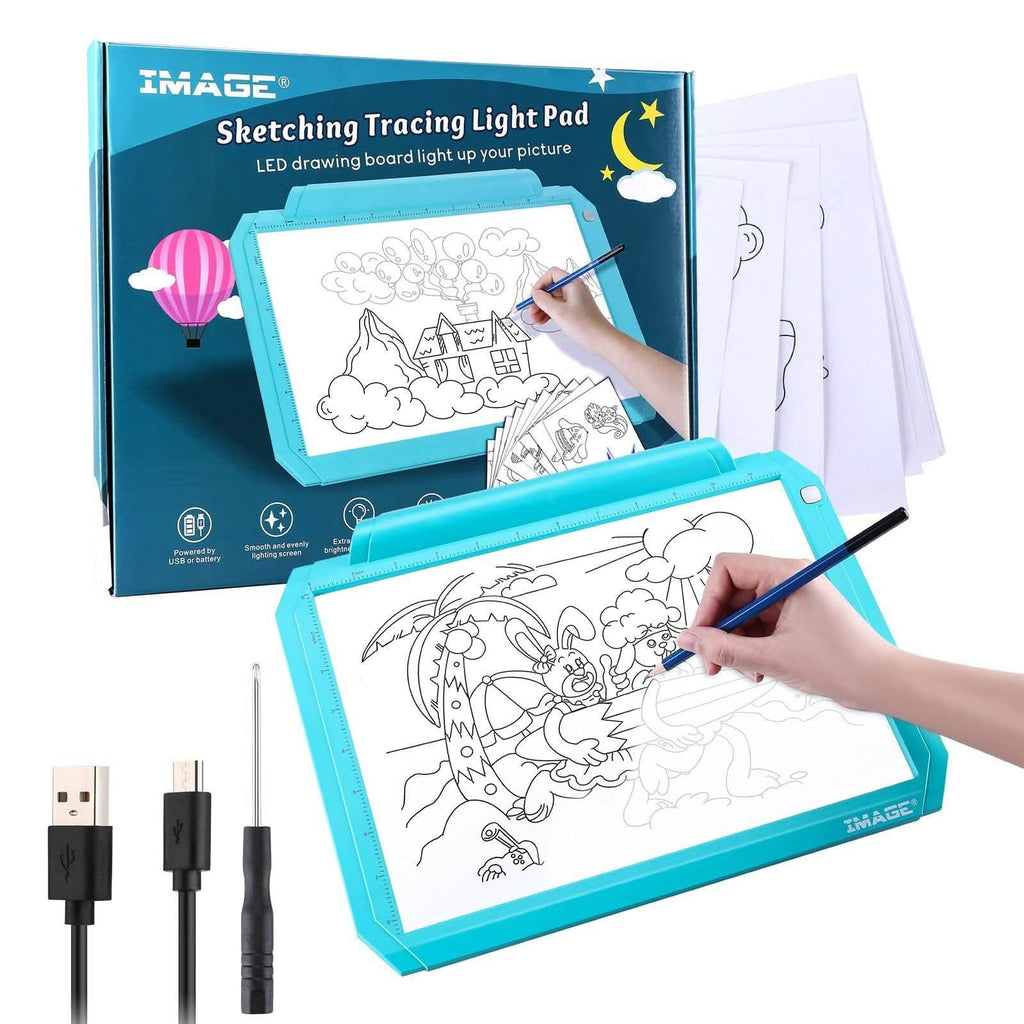 A4 Led Tracing Light Pad Box Memory Function Drawing Sketching Animation
