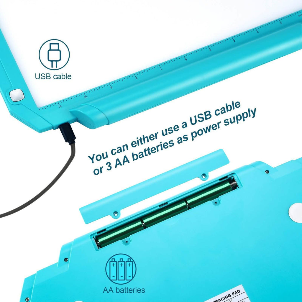 A4 Led Tracing Light Pad Box Memory Function Drawing Sketching Animation