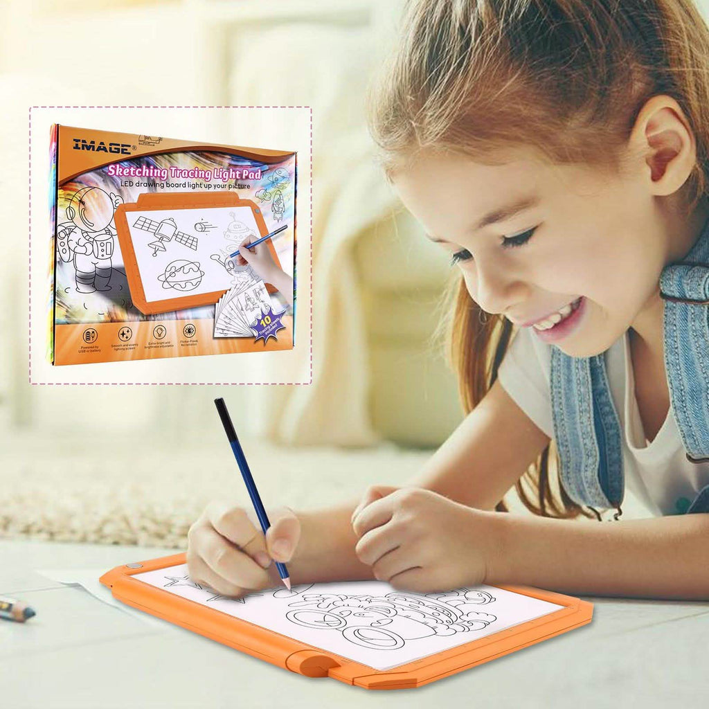 A4 Led Tracing Light Pad Box Memory Function Drawing Sketching Animation