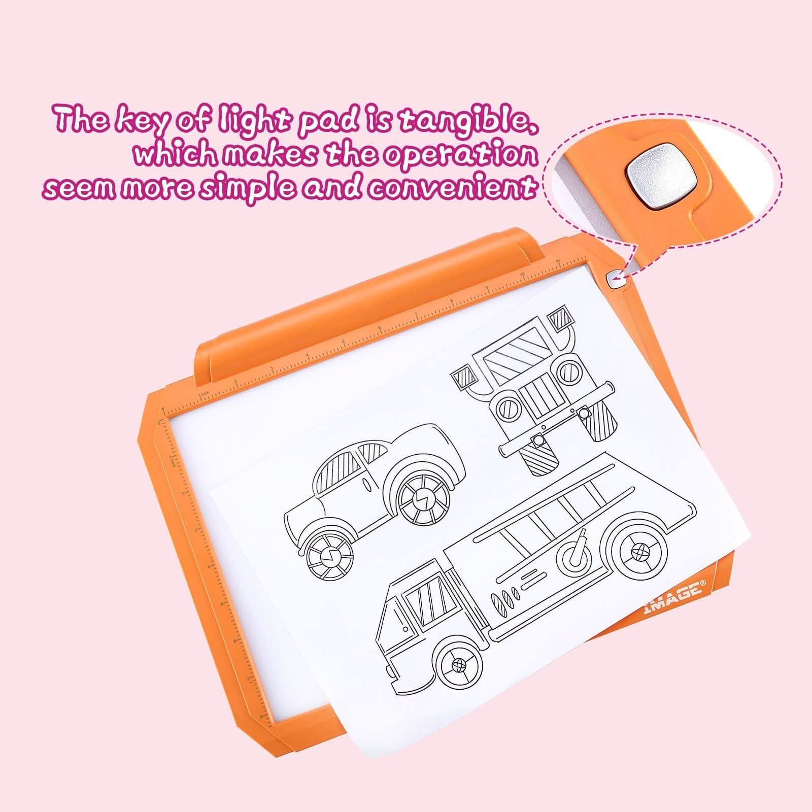 A4 Led Tracing Light Pad Box Memory Function Drawing Sketching Animation