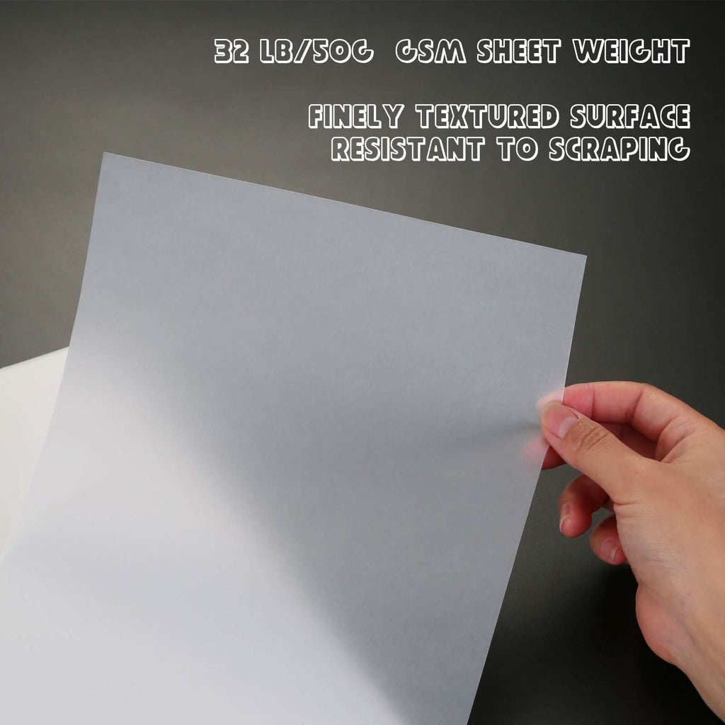 A4 Size 250 Sheets Translucent Vellum Paper for Tracing Sketching Drawing Animation