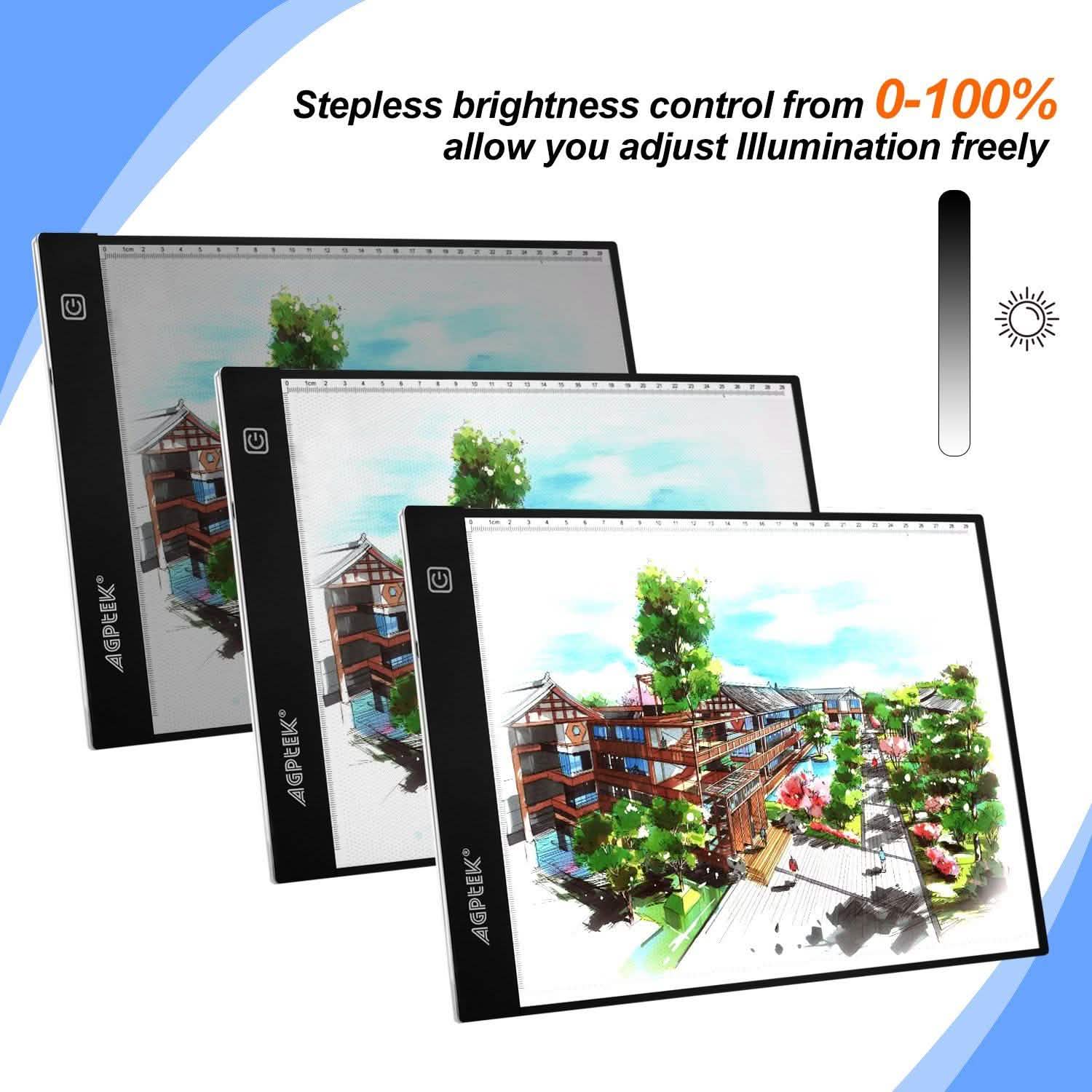 A4 Size LED Artcraft Tracing Light Pad Box Tattoo Animation Designing