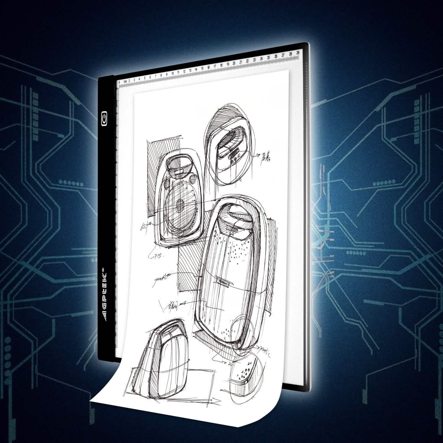 A4 Size LED Artcraft Tracing Light Pad Box Tattoo Animation Designing