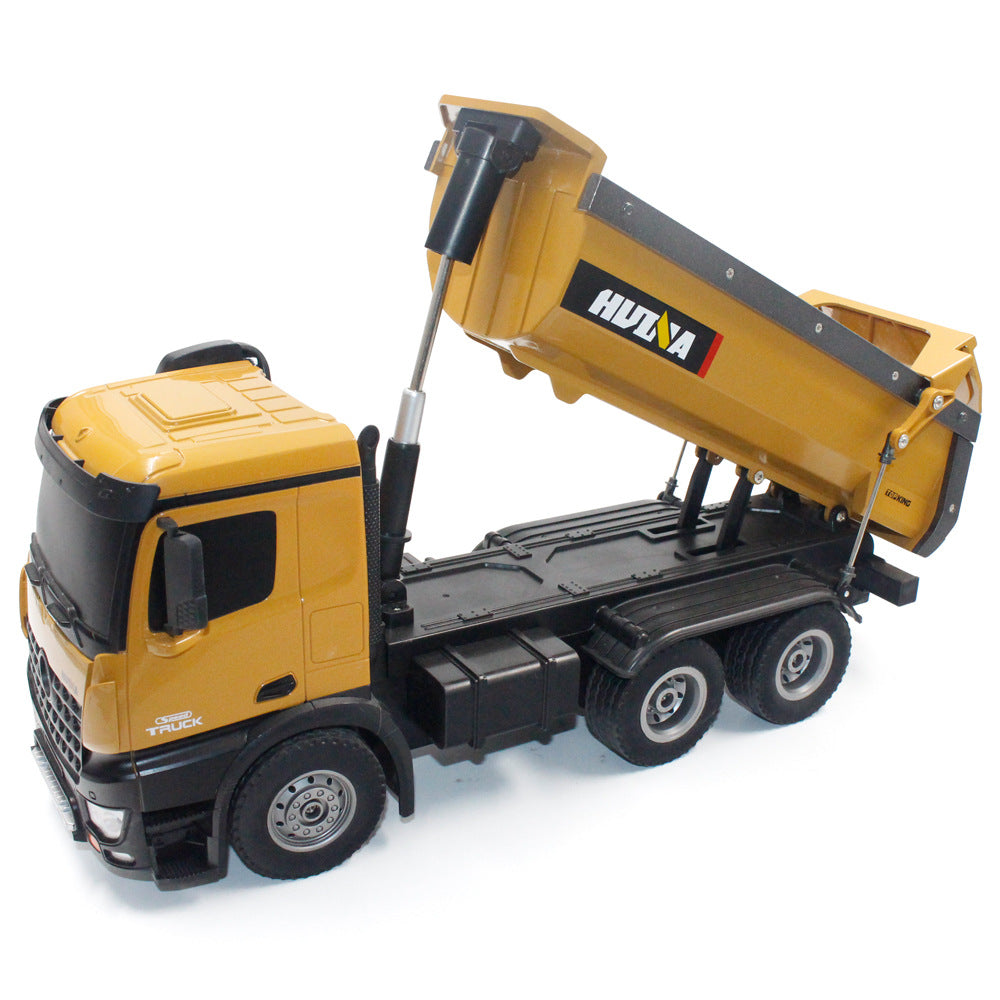 Remote Controlled Engineering Toy Car Made Of Alloy Electric Remote Controlled Dump Truck For Sandy Beaches