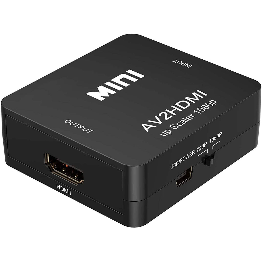 ABLEWE 1080P Mini RCA Composite CVBS Video Audio Converter Adapter