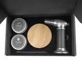 Professional Bourbon Drink Infuser Gift Box | Luxury Wood Chip Aromatic Cocktail Kit | Hand-Carved Oak Spirit Seasoning Set with Torch