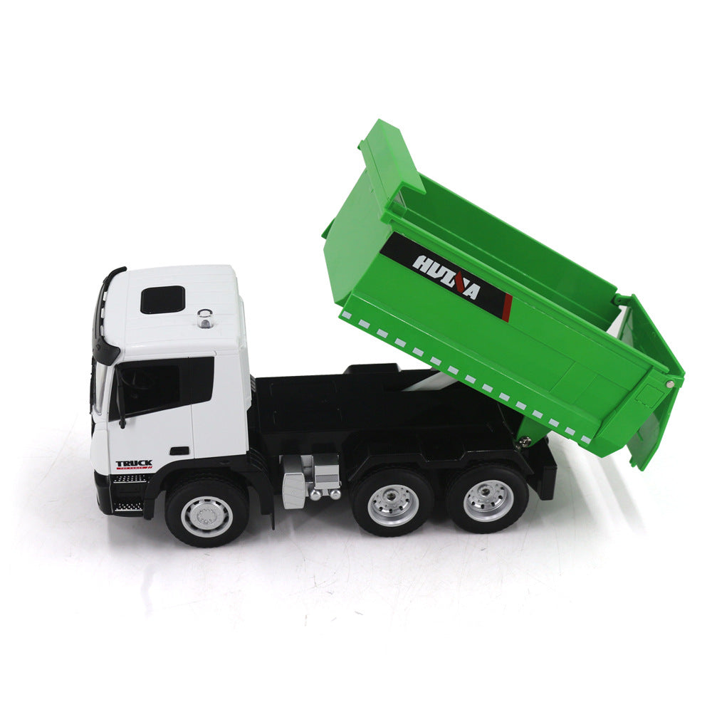 Remote Controlled Dump Truck Simulation Engineering Electric Toy Car Model