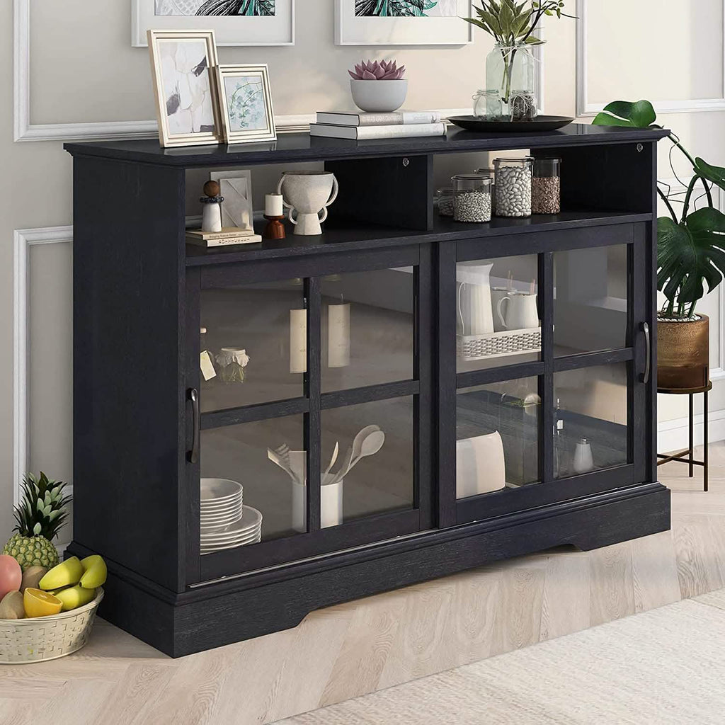 Accent Cabinet Wood Kitchen Buffet Sideboard