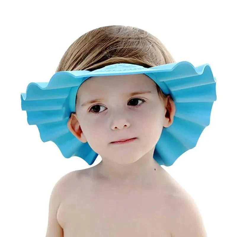 Adjustable Baby Shampoo Cap Shower Kids Bath Visor Head Baby Colorful Ear Protection For Bath Time