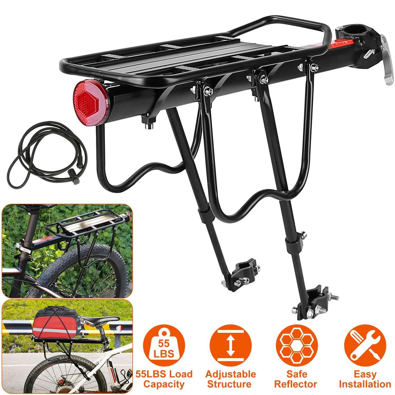 Adjustable Bike Cargo Rack