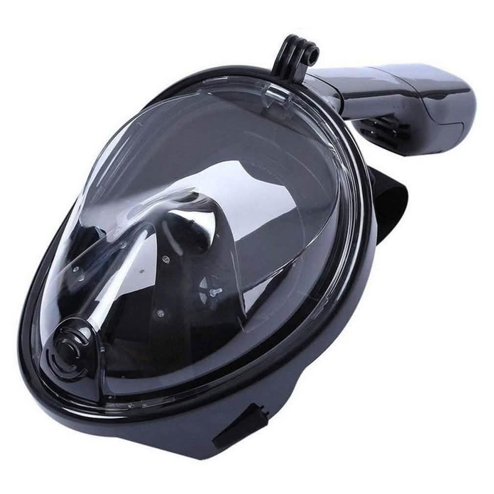 Adjustable Full-Face Snorkel with Attachment for Sports Camera