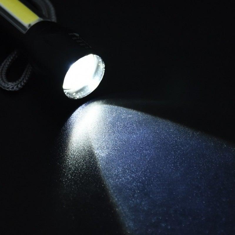 Adjustable Rechargeable LED USB Portable Focus Light Zoomable LED Tactical Flashlight High Lumens Zoomable Waterproof Flashlight Mini Torch For Camping Hiking