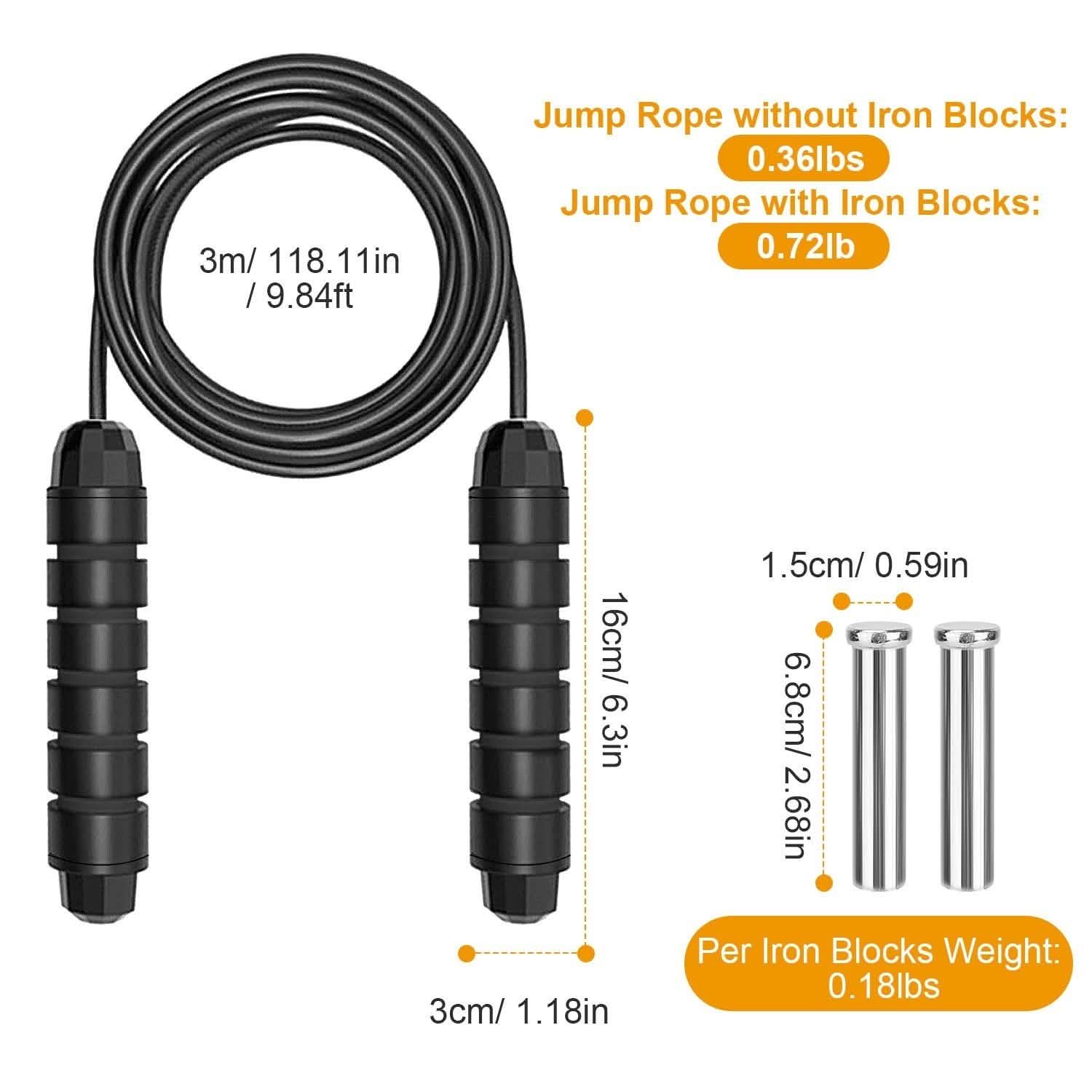 Adjustable Steel Wire Jumping Ropes