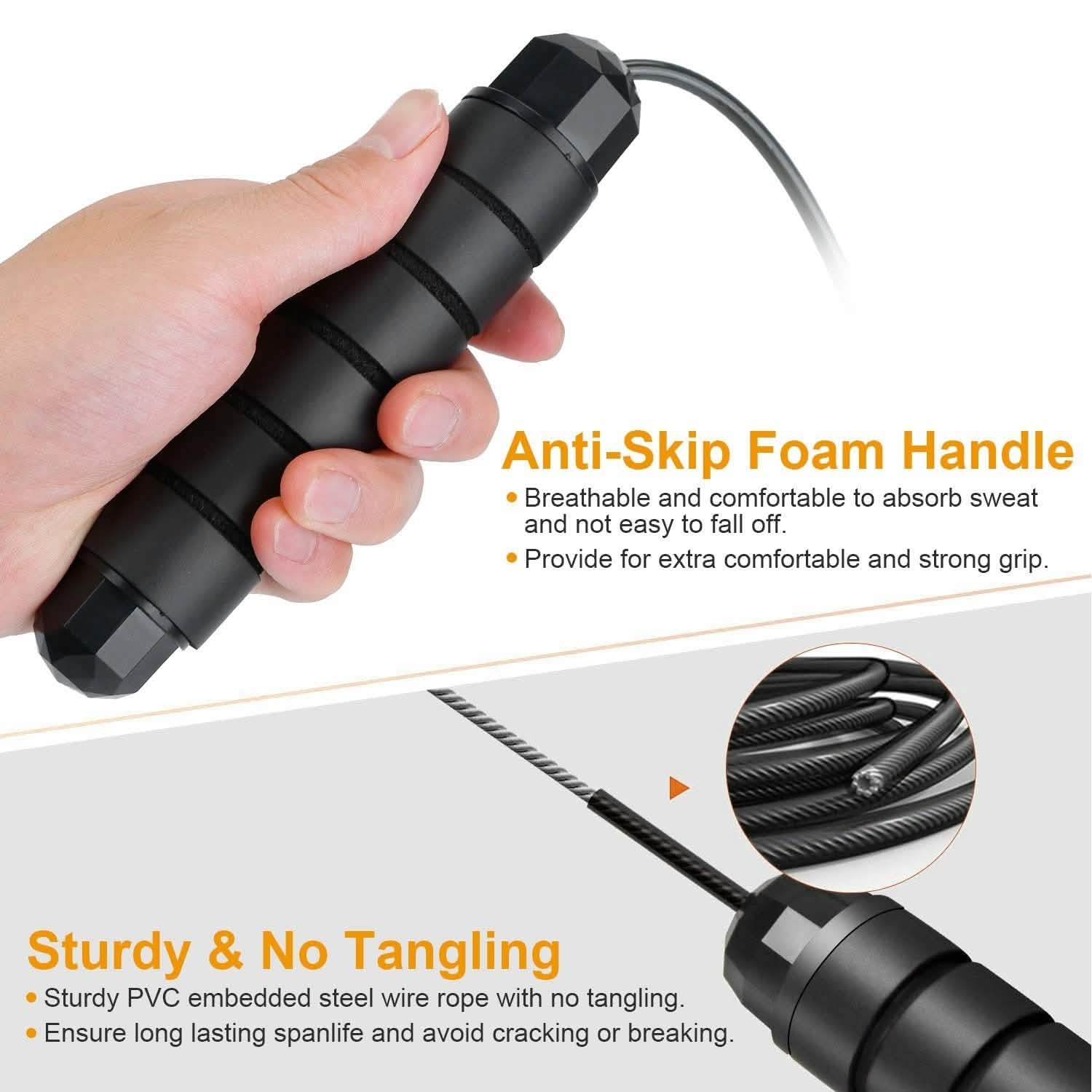 Adjustable Steel Wire Jumping Ropes