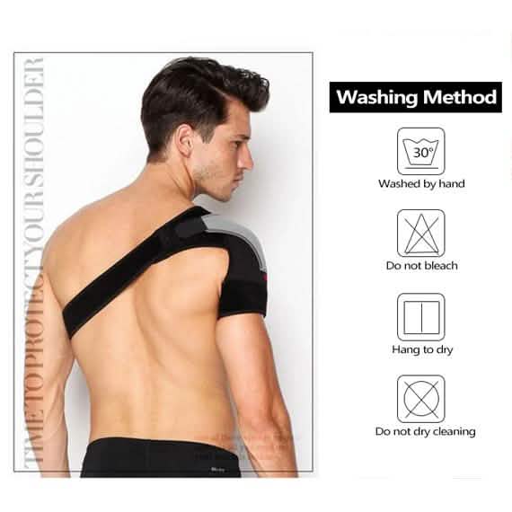 Adlikes Shoulder Support Adjustable Shoulder Wrap Belt Band Gym Sport Brace