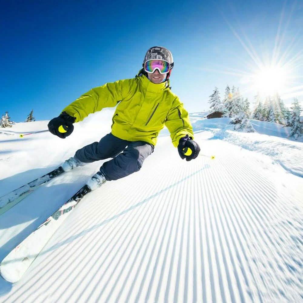 Adult Winter Ski Goggles Double Lens Eyewear Sunglasses