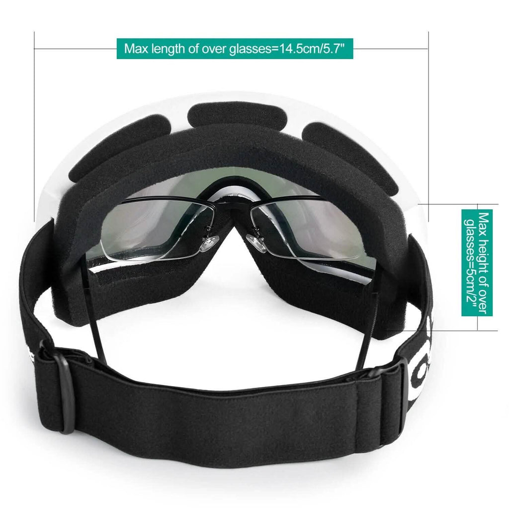 Adult Winter Ski Goggles Double Lens Eyewear Sunglasses