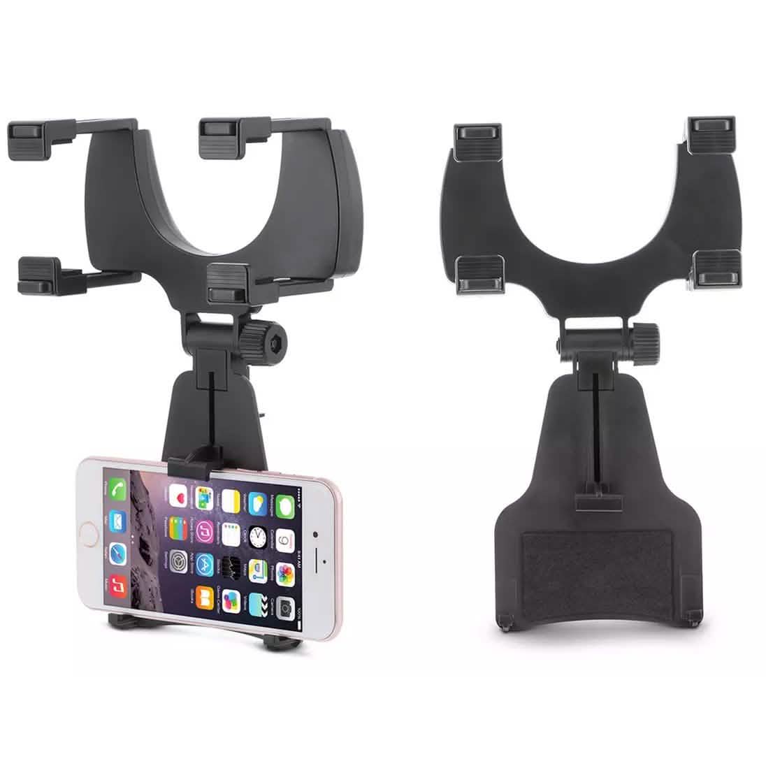 Aduro Grip-Clip Universal Rearview Mirror Phone Mount