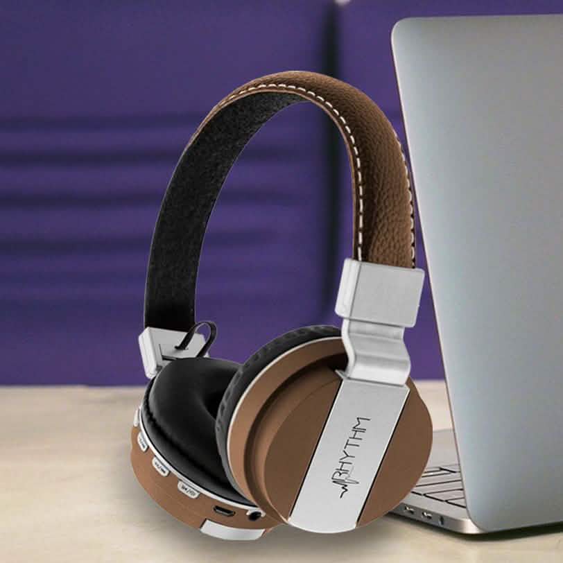 Aduro Pop Soul Leather Wireless Headphones