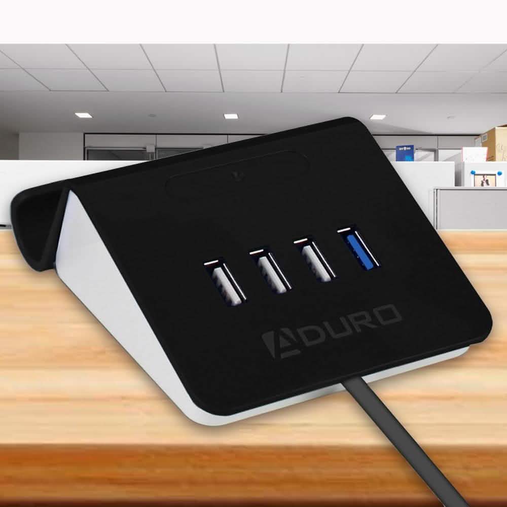 Aduro PowerUp 4-Port USB Charging Station and Stand