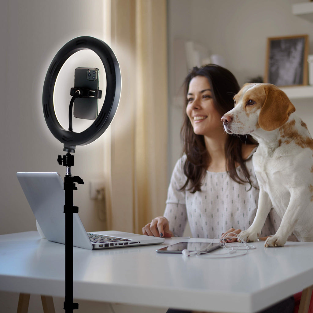 Aduro U-Stream Home Streaming Studio with 10" Ring Light and Tripod