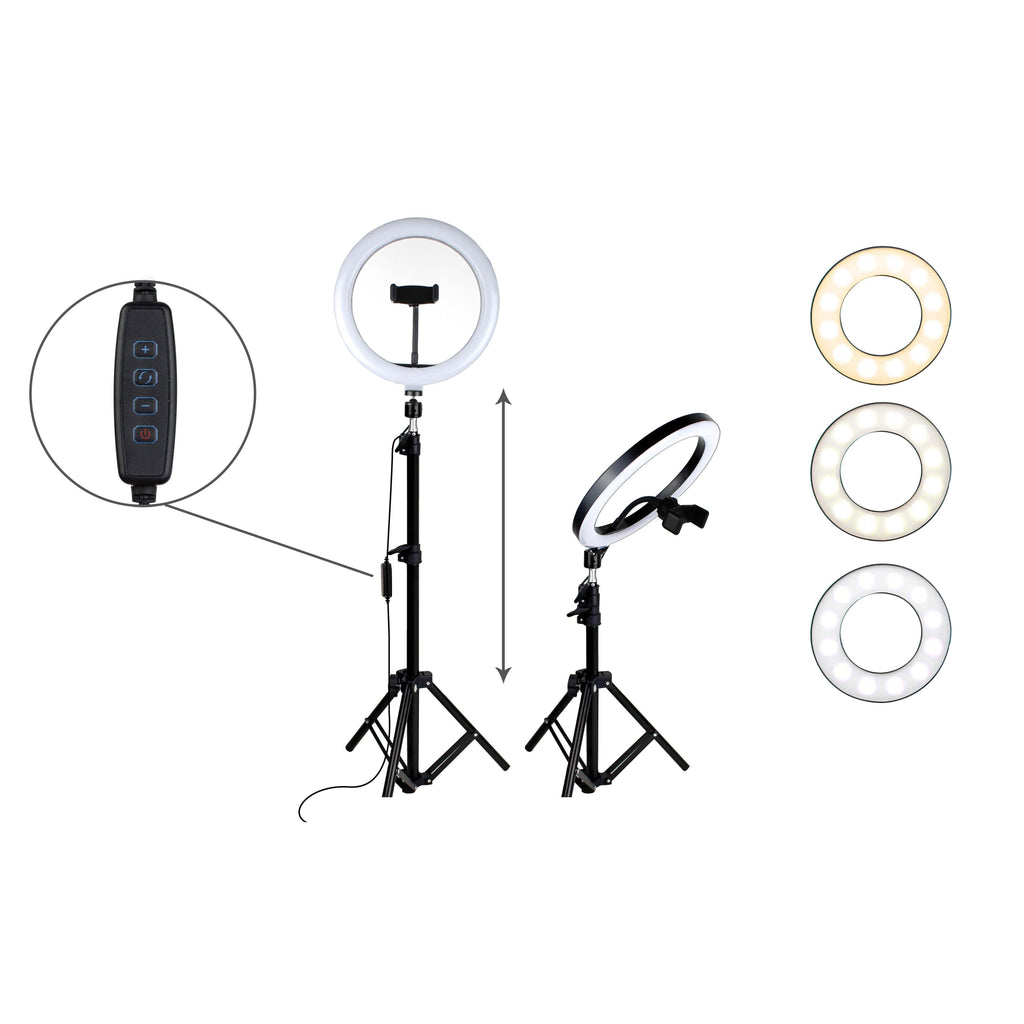 Aduro U-Stream Home Streaming Studio with 10" Ring Light and Tripod