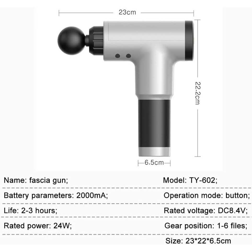Advanced Hand Held Deep Tissue Muscle Massage Gun
