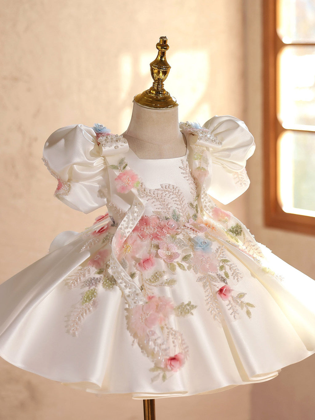 High-end Flower Girl Wedding Puffy Dresssweet And Adorable For Little