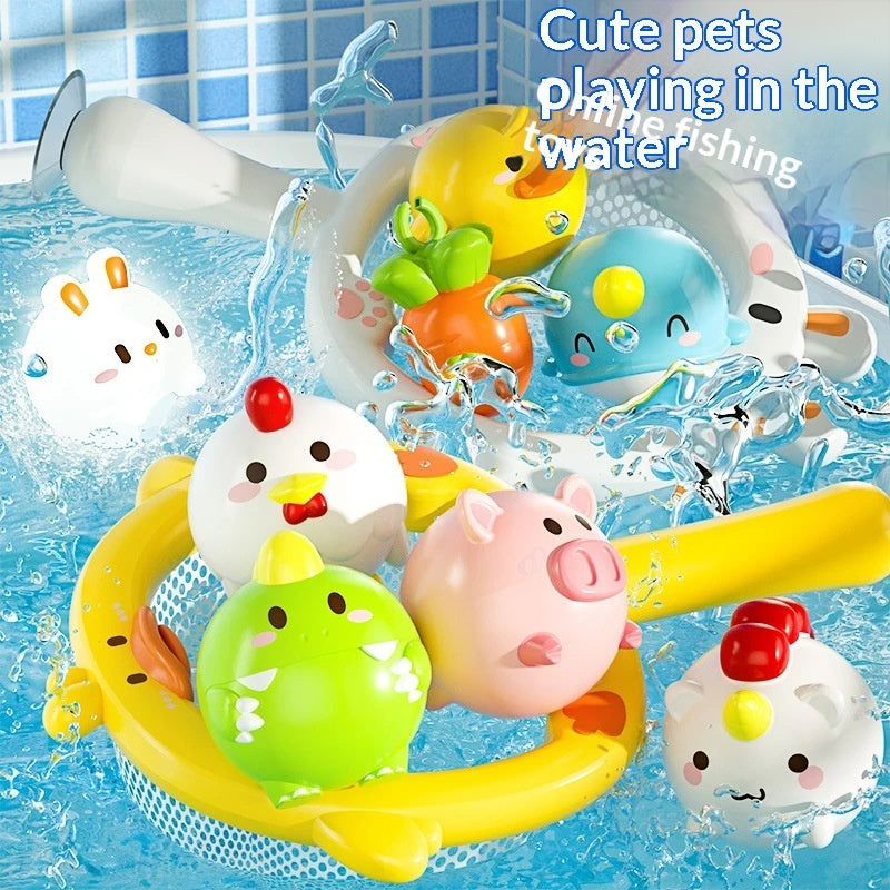 Baby Bath Toy Glowing Soft-plastic Animal For Playtime In The Bathtub