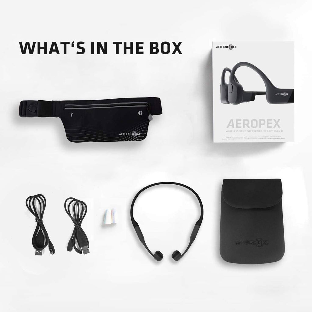 AfterShokz Aeropex - Open-Ear Bluetooth Bone Conduction Sport Headphones