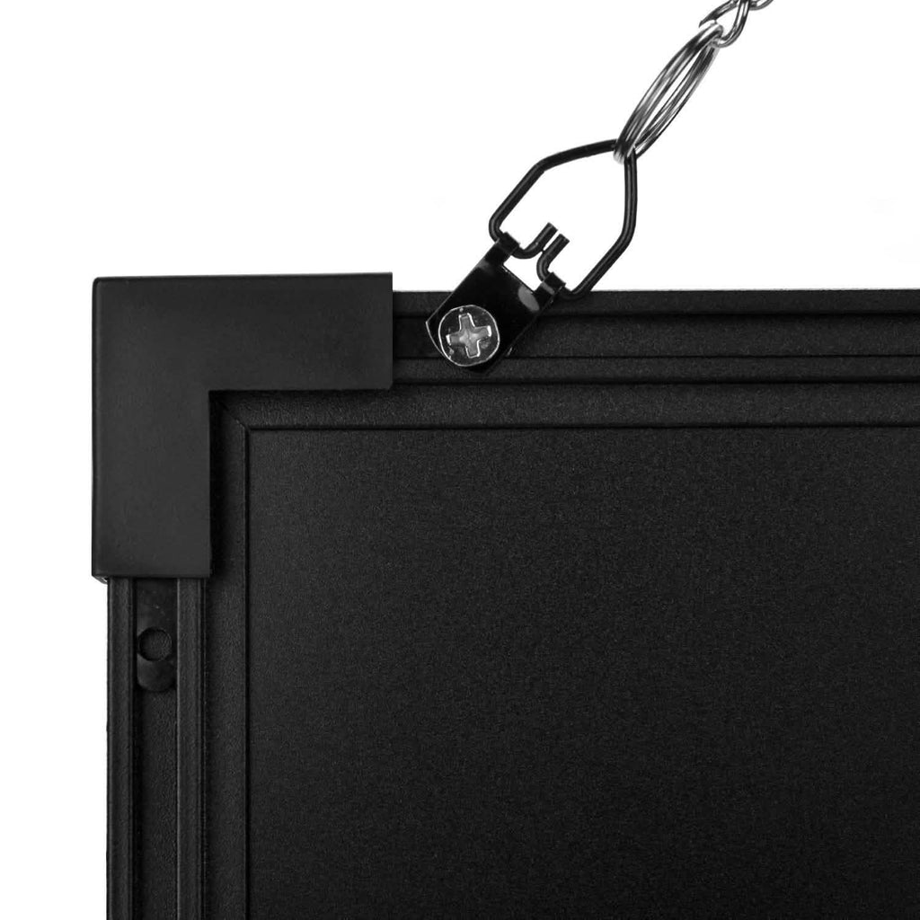 AGPtek 24"×16" LED Message Board Illuminated Erasable with Remote Control