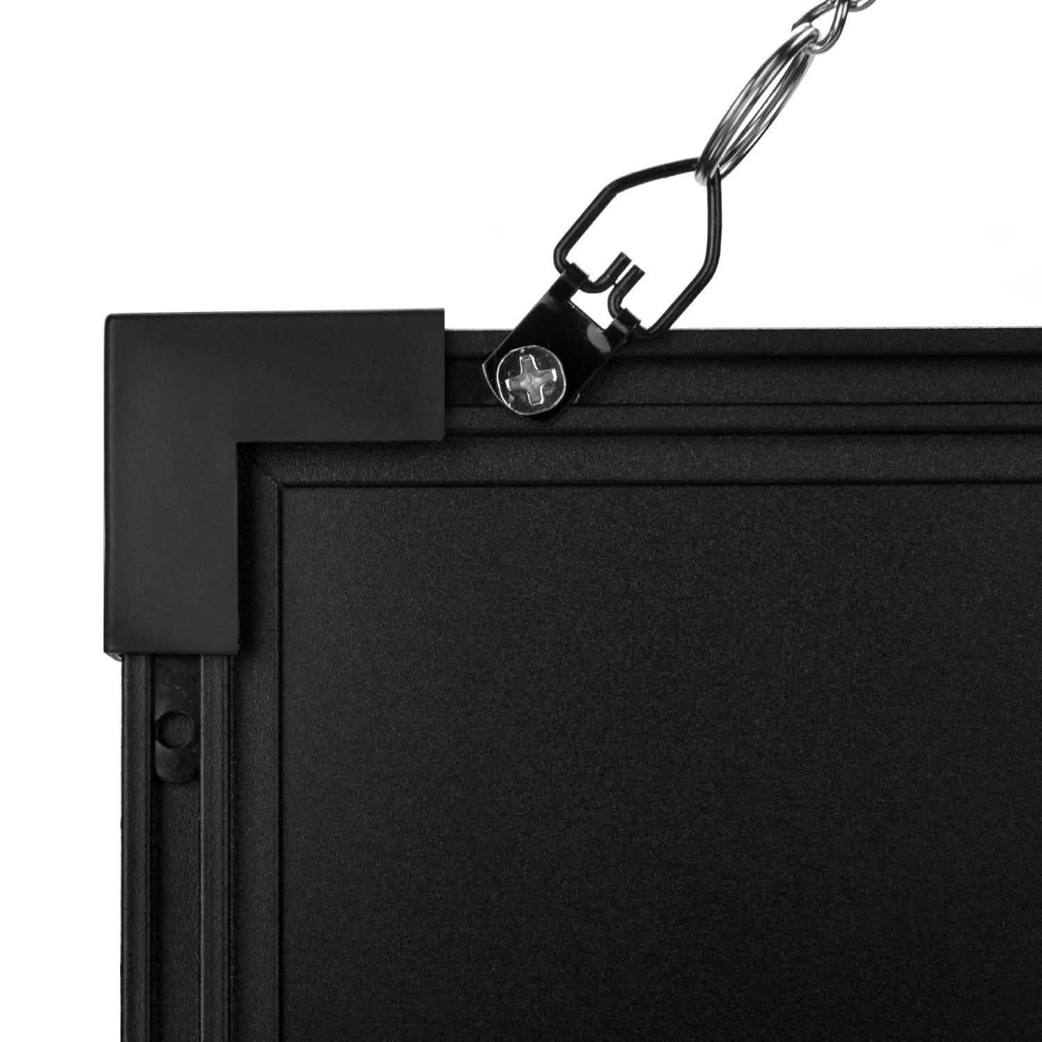 AGPtek 24"×16" LED Message Board Illuminated Erasable with Remote Control