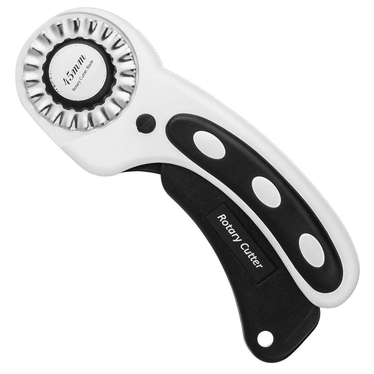 AGPtek 45mm Rotary Cutter with 7 Replacement Rotary Blades and Safety Lock