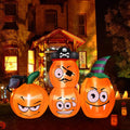 AGPTEK 4.9 Ft. Halloween Pumpkin Outdoor Decoration