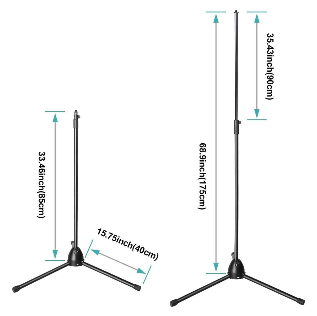 AGPtEK Condenser Microphone Stand with Non-Slip Feet
