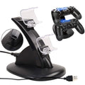 AGPtek Dual USB Charger Charging Docking Station for PS4