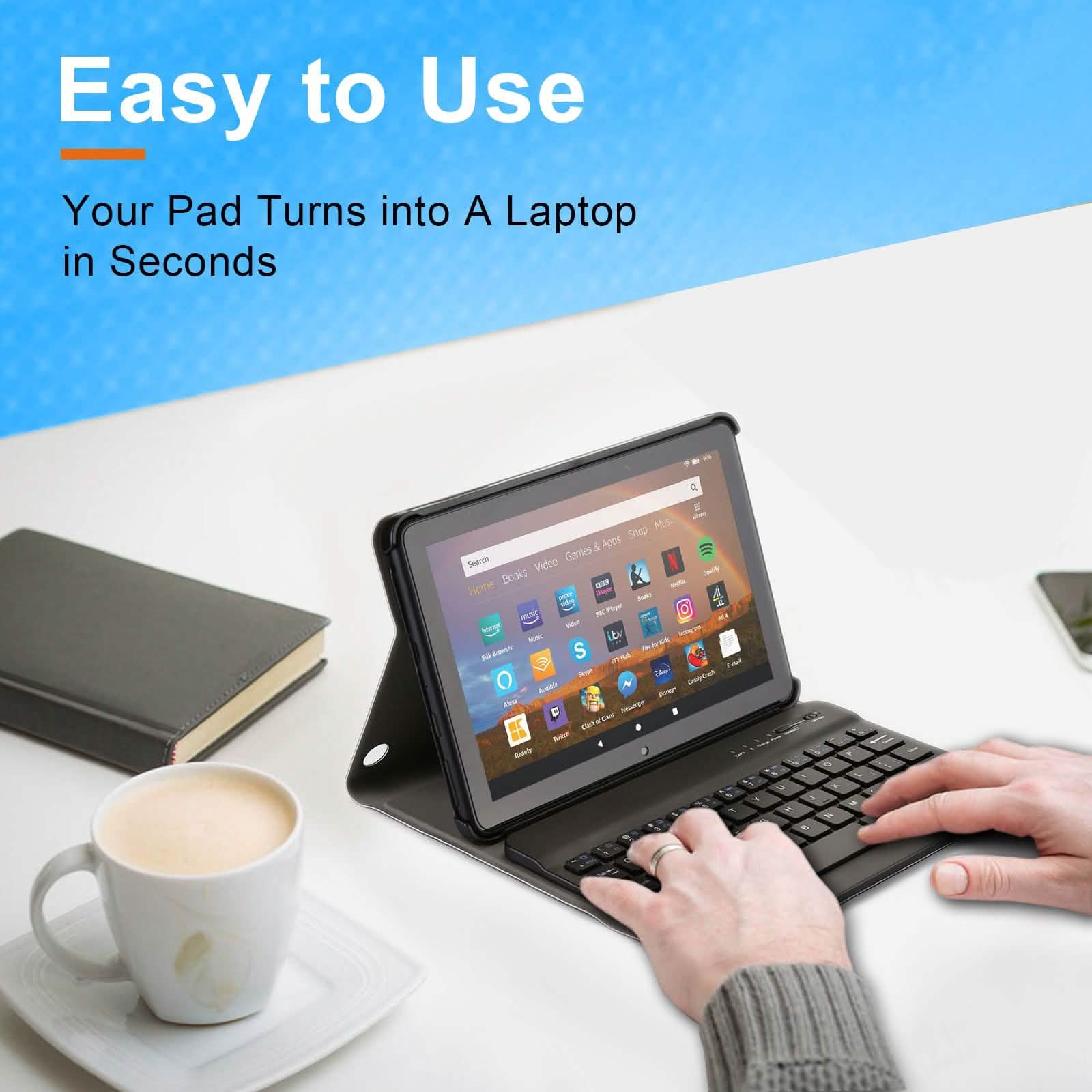 AGPtEK Kindle Fire Keyboard Case